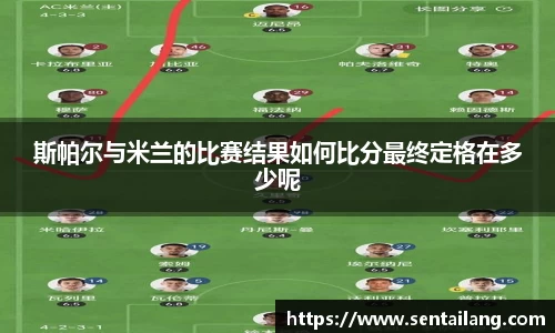 斯帕尔与米兰的比赛结果如何比分最终定格在多少呢